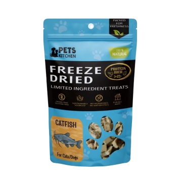 Pets Kitchen Treat Freeze-Dried Catfish 40g x2